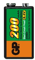 GP akumulátor NiMH 8,4V 200mAh