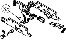 SW-1 Part #35 Trigger Catch Pin